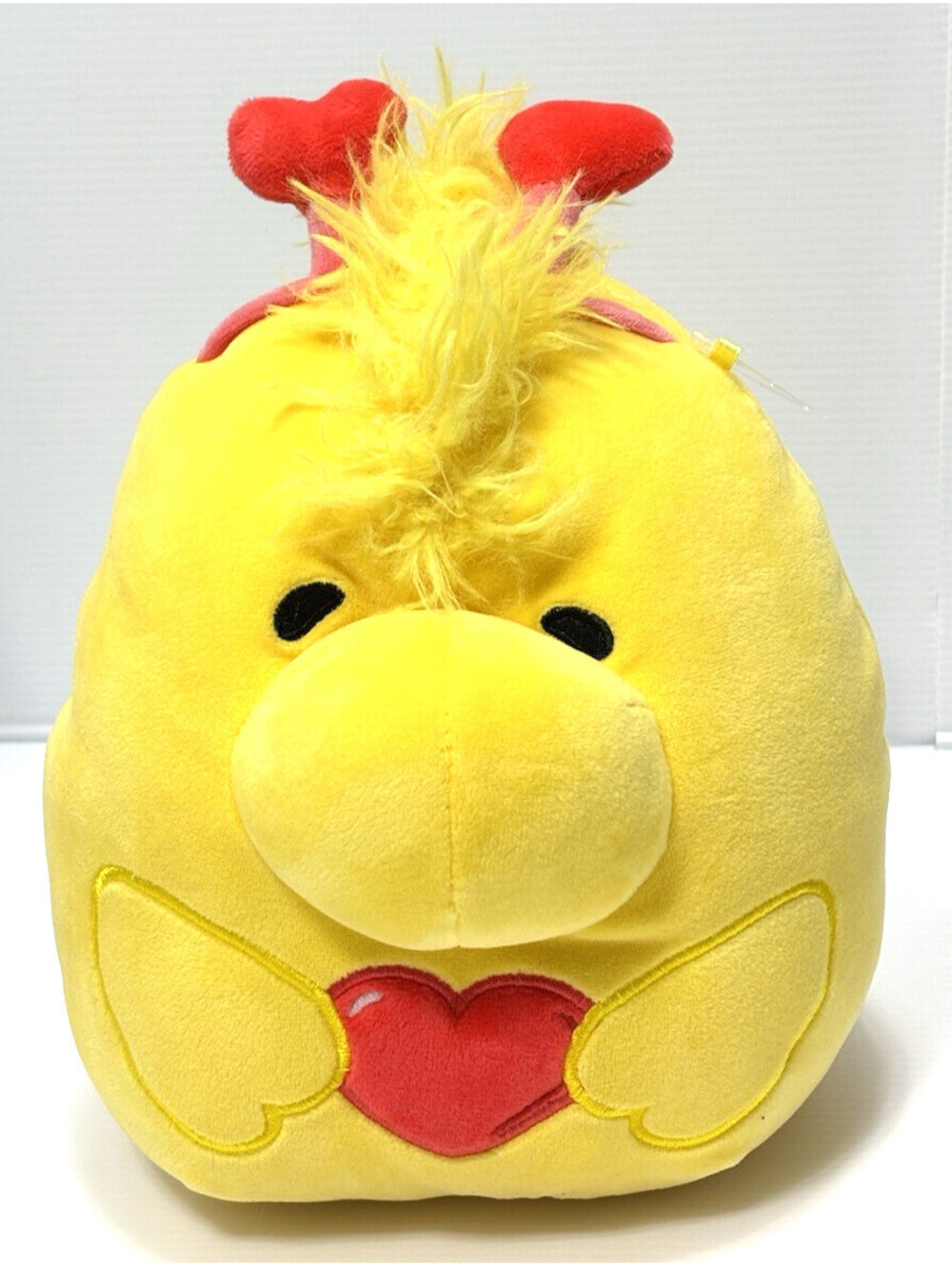 Peanuts Woodstock Plush Valentine Heart Headband Squishy Soft Stuffed Animal GUC